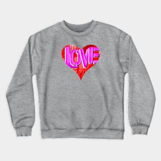 Love Heart Crewneck Sweatshirt